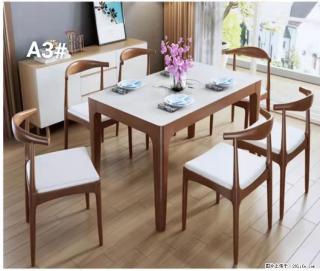 T08高级长方桌，胡桃色  1.35米带炉一桌四椅650元，现货11套。 - 黄石28生活网 hshi.28life.com